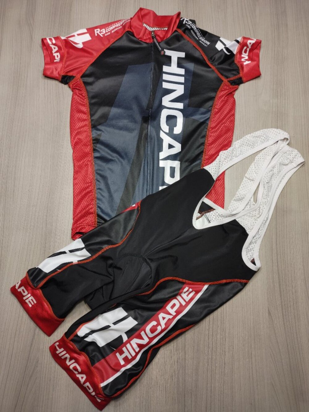 Men's Hincapie Kit Jersey & Bib Short Size M